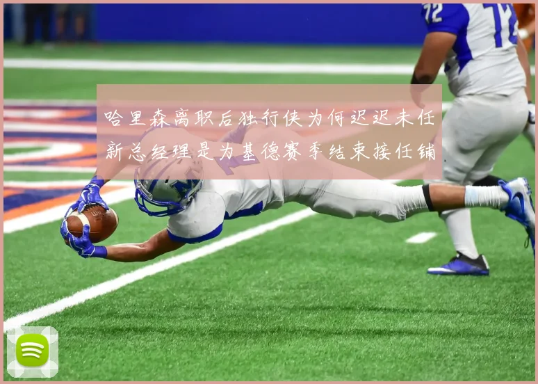 哈里森离职后独行侠为何迟迟未任新总经理是为基德赛季结束接任铺路吗